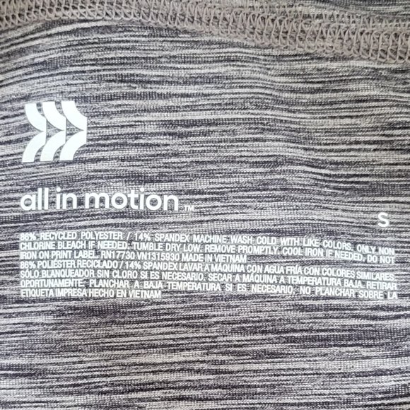 All in Motion Space Dye Pull On Pants Athleisure Tall Long Inseam S/M - Picture 7 of 13